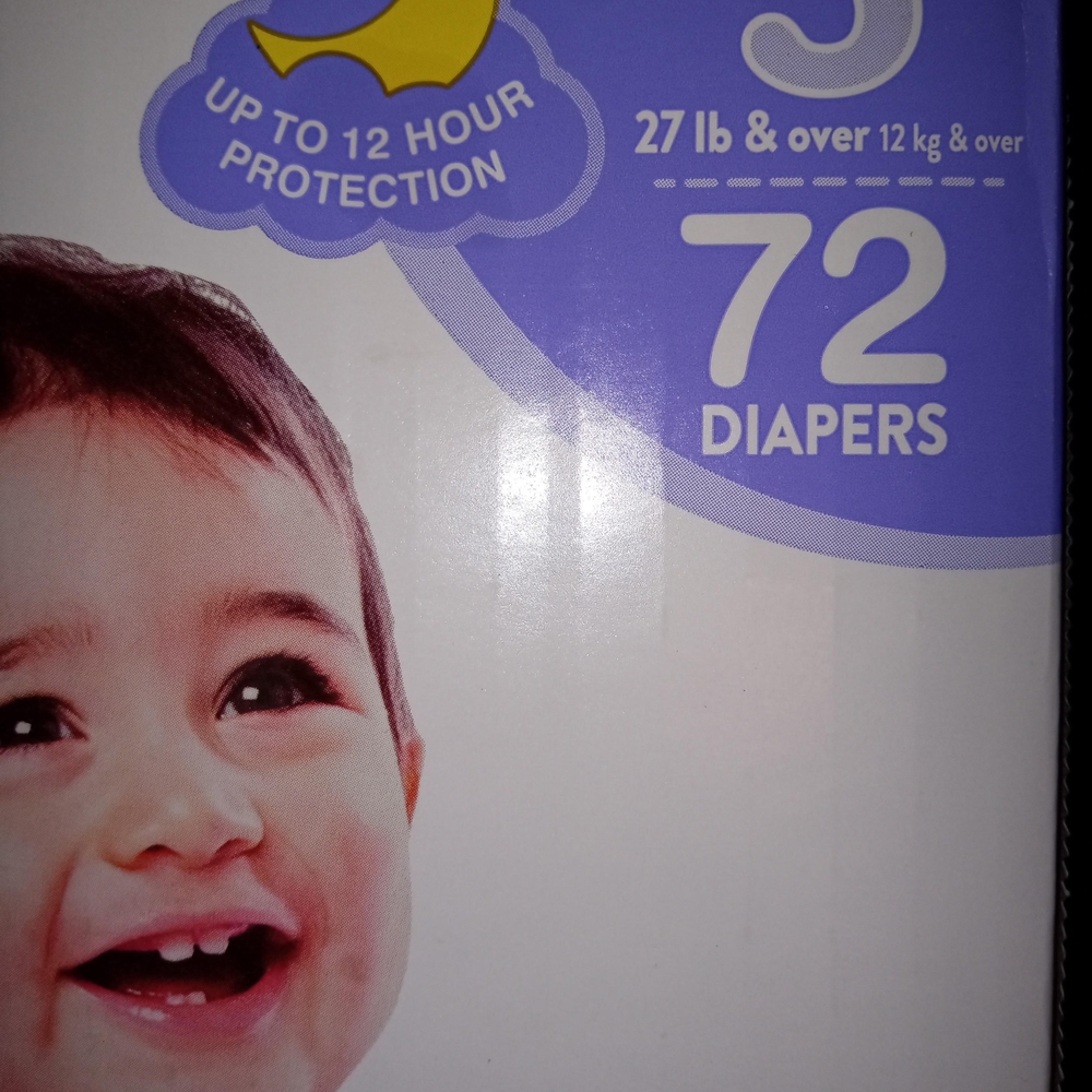 Size 3 Diapers - 72 Count